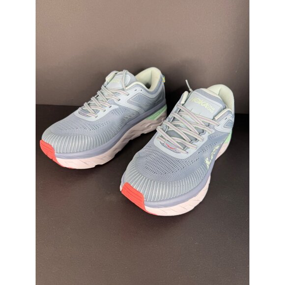 NEW HOKA BONDI 7 M Sneakers EU 42 US 8.5  BLUE FOG BLUE GLASS 1110531 BFBG - Picture 1 of 6